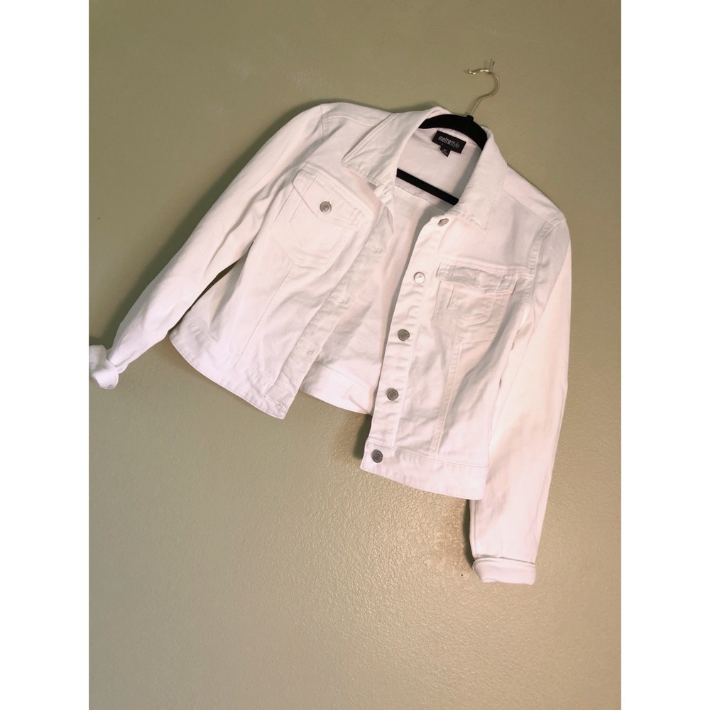 White denim jacket